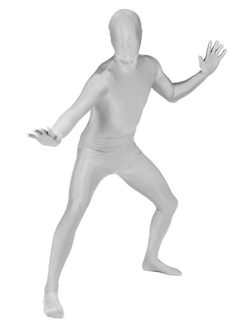 kostüm ganzkörper|Morphsuit silber Ganzkörperkostüm .